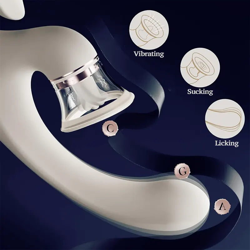 Bendable Clit Sucker & Tongue Vibrator