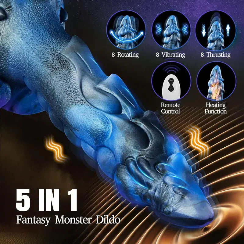Fantasy Monster Thrusting Vibrator Dildo