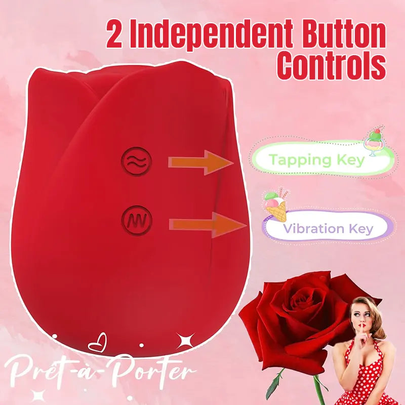 Pulse Stimulation Rose Clitoral Vibrator