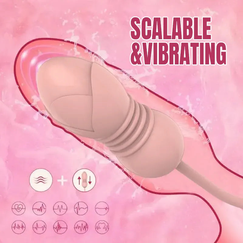 Pink Lover Rose Double Head Vibrator