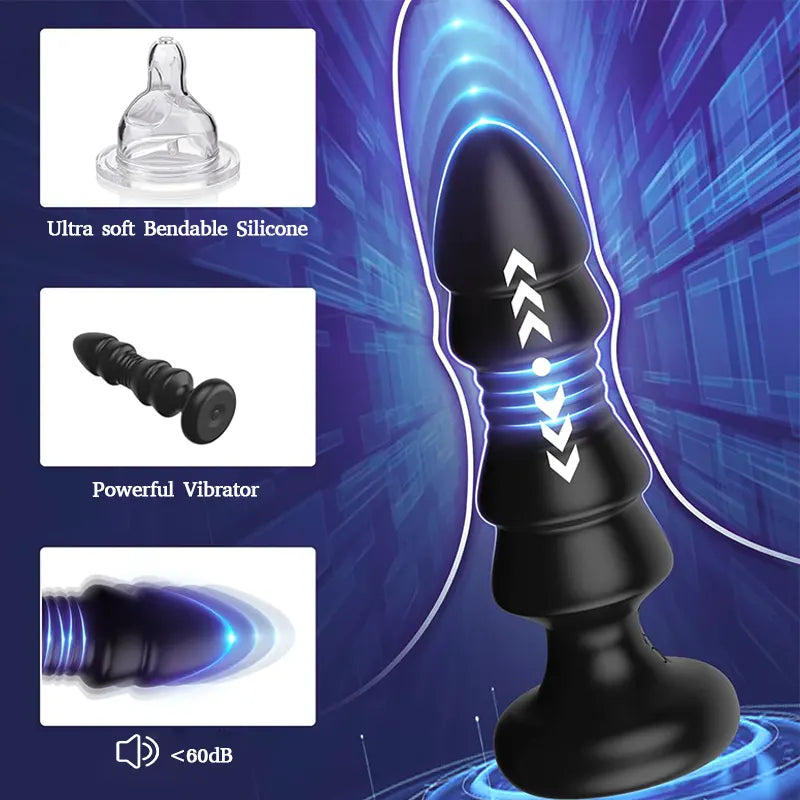 Vibrating Remote Butt Plug G-Spot Vibrator