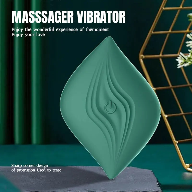 Green Clitoral Mini Vibrator – 10-Mode G-Spot Egg Stimulator