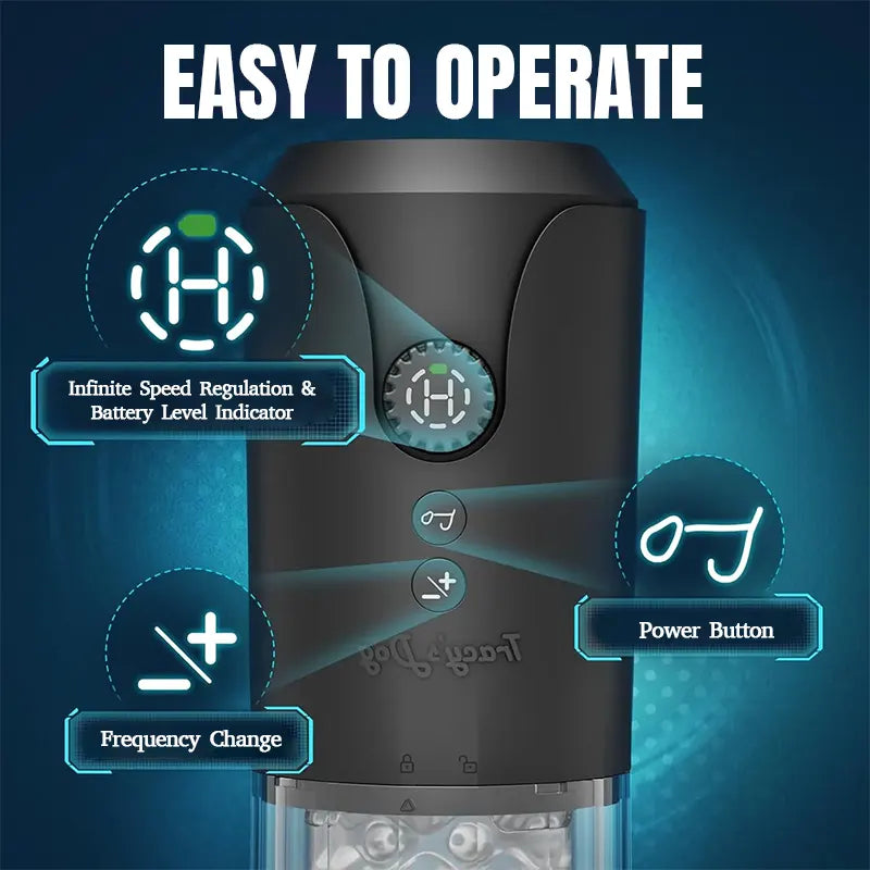 Automatic Male Stroker with Infinite Speed Control