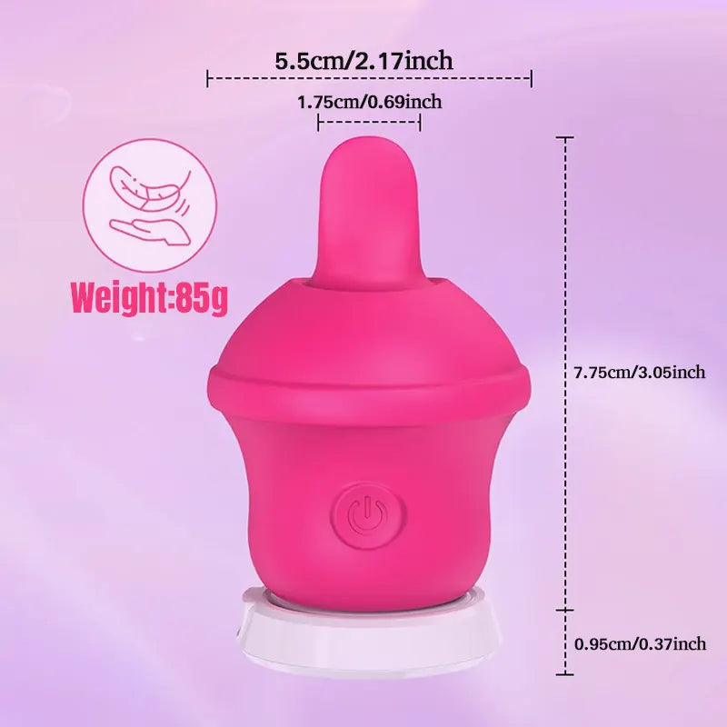 Precision Tongue Vibrator for Clitoral Bliss