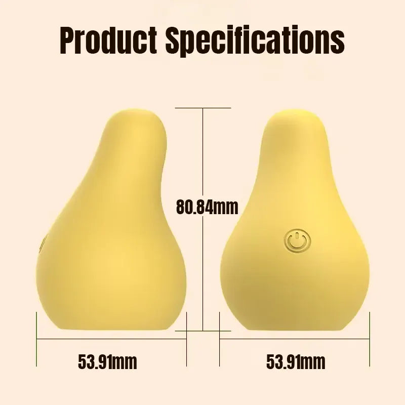 Pear-Shaped Clitoral Vibrator