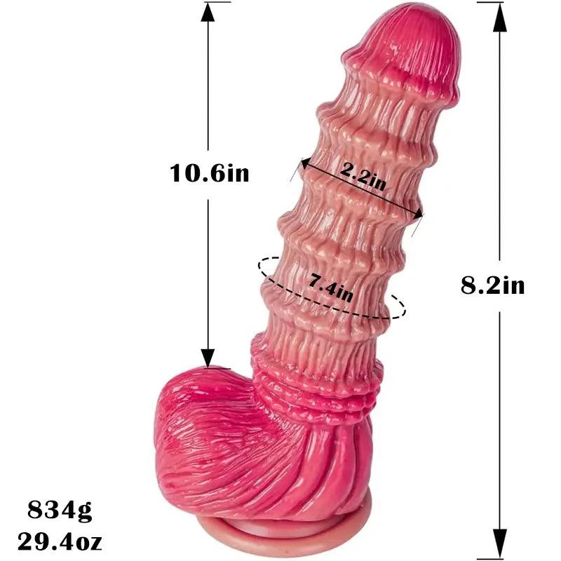 Realistic_Ribbed_Textured_Giant_Dildo