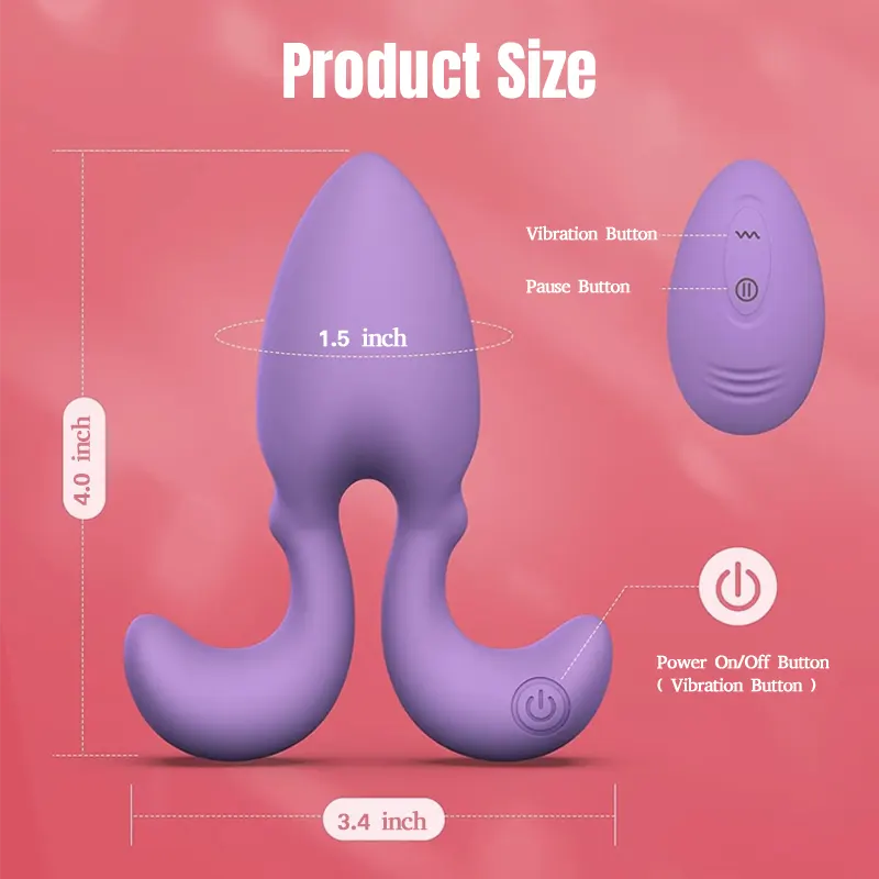Mystical Vibe: Remote-Controlled Pleasure Anal Plug