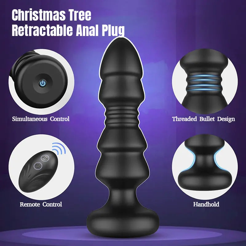 Vibrating Remote Butt Plug G-Spot Vibrator