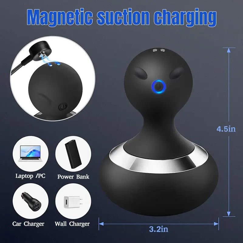Cordless Rechargeable Electric Vibrating Massager