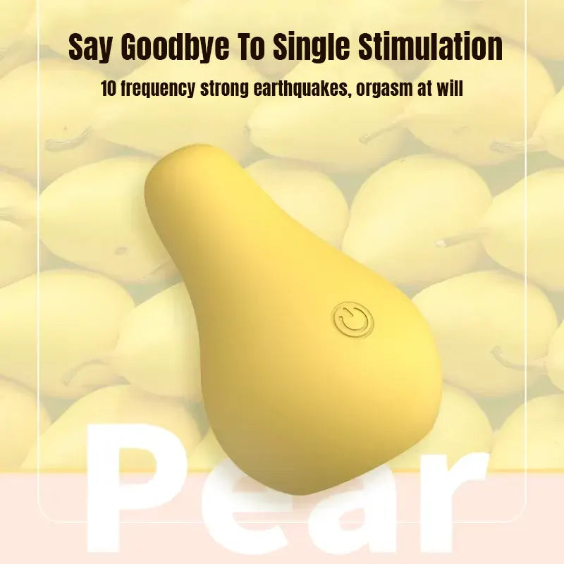 Pear-Shaped Clitoral Vibrator