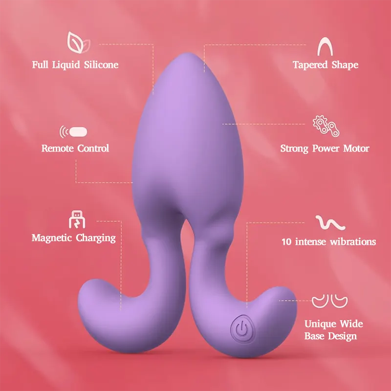 Mystical Vibe: Remote-Controlled Pleasure Anal Plug