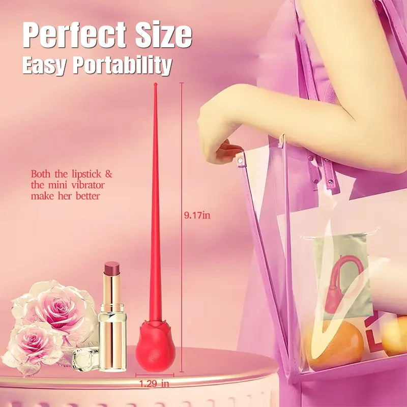 Mini Rose Whipping Vibrator