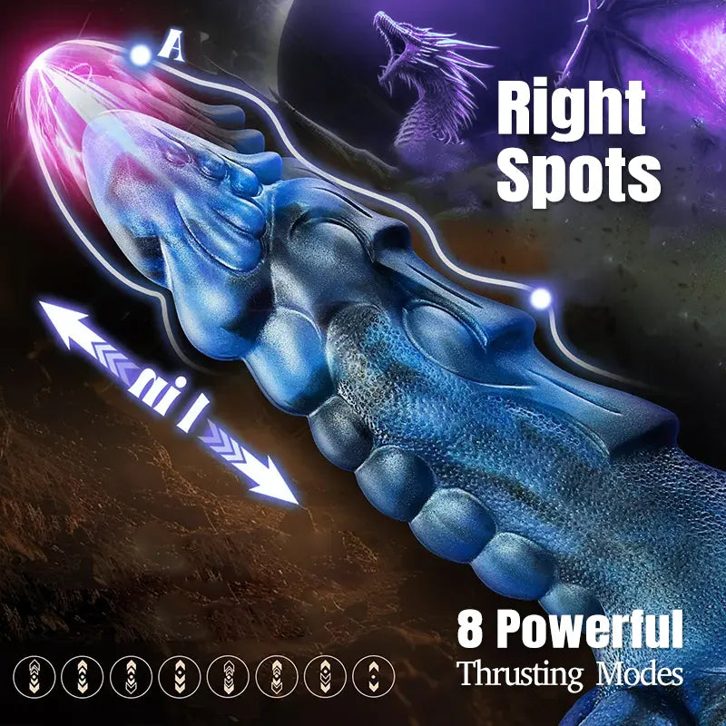 Fantasy Monster Thrusting Vibrator Dildo