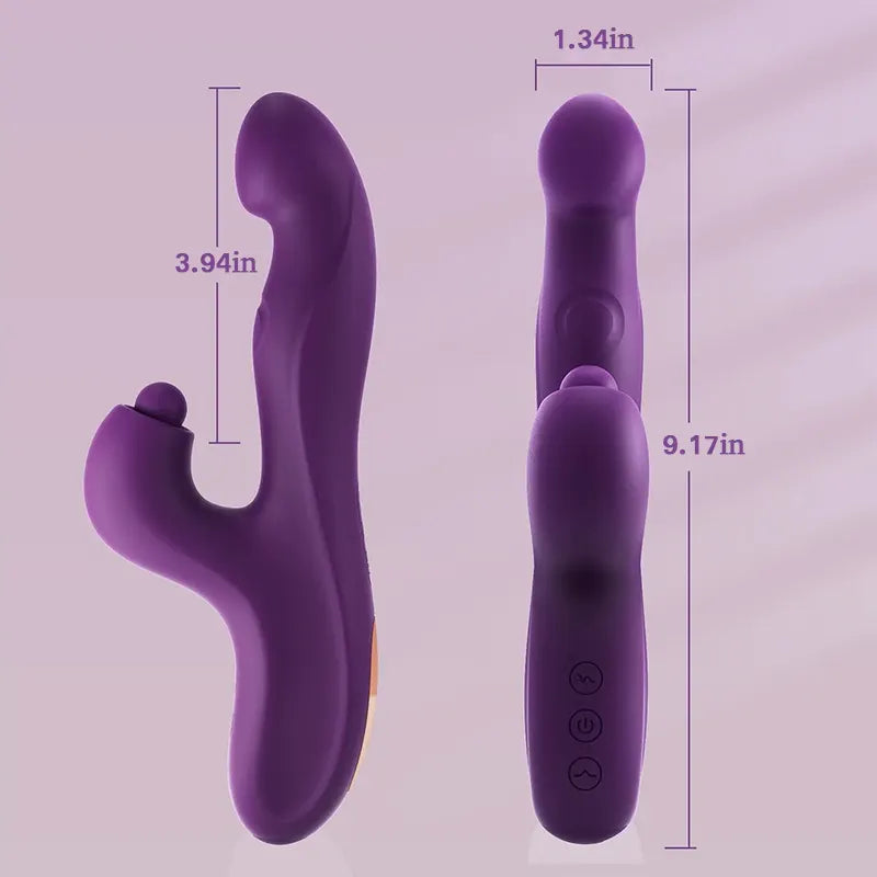 Triple-Action Clitoral & G-Spot Rabbit Vibrator