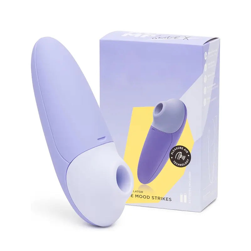 Cute Purple-White Fairy Sucking Vibrator