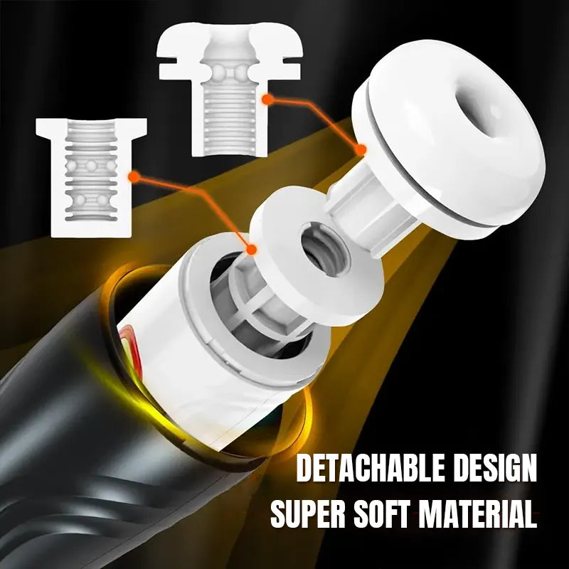 Telescoping & 360° Rotating Male Masturbator