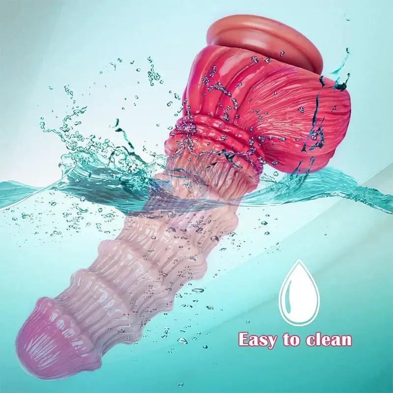 Realistic_Ribbed_Textured_Giant_Dildo