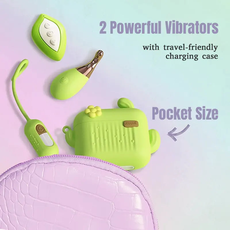 Mini Wand and Egg Vibrator Set