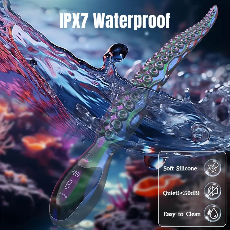 OctoWave Clitoral Vibrator with LED Display