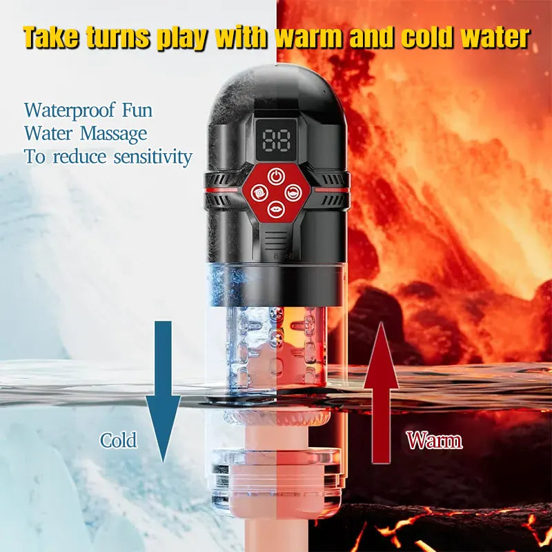 LCD Vacuum Male Stroker