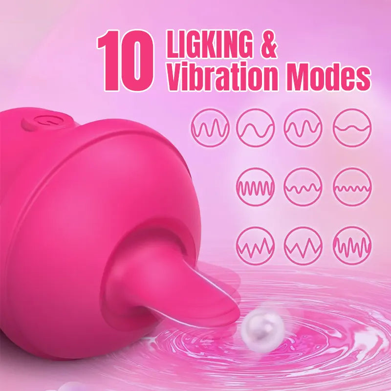Precision Tongue Vibrator for Clitoral Bliss