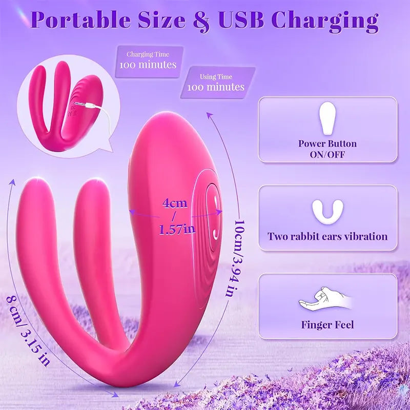 Wearable G-Spot and Clitoral Vibrator