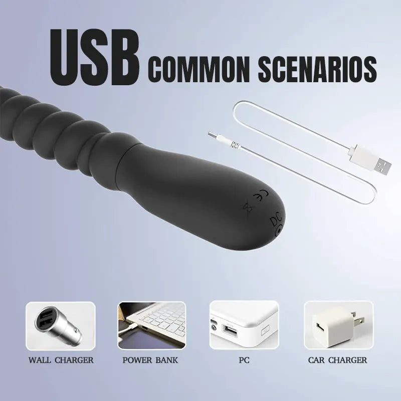 10-Speed Anal Plug with Vibration