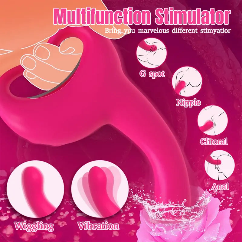 Handle G-spot Finger Swing Vibrator
