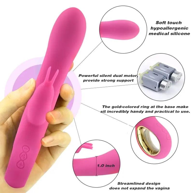 Rabbit G-spot Clitoral Vibrator