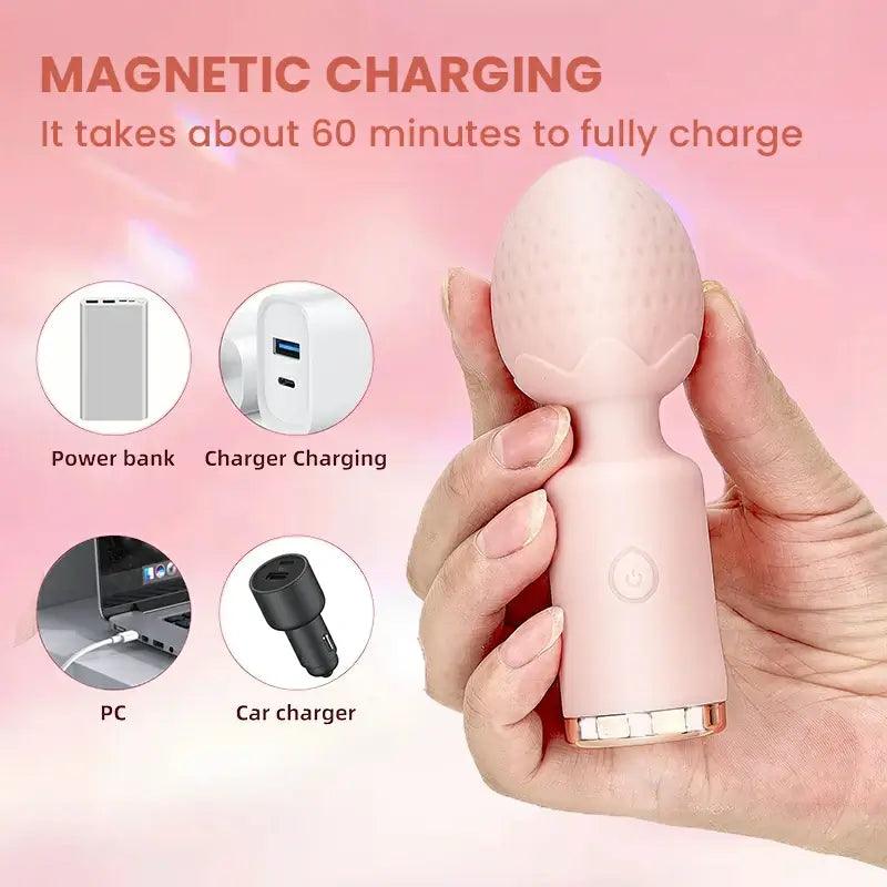 Strawberry_Rechargeable_Vibrator