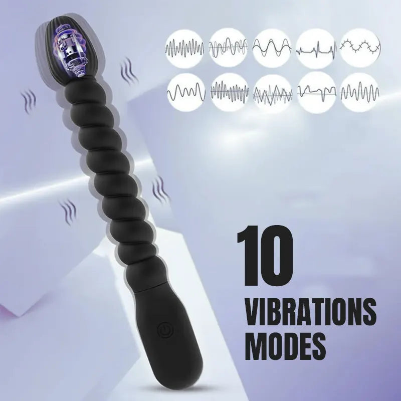 10-Speed Anal Plug with Vibration