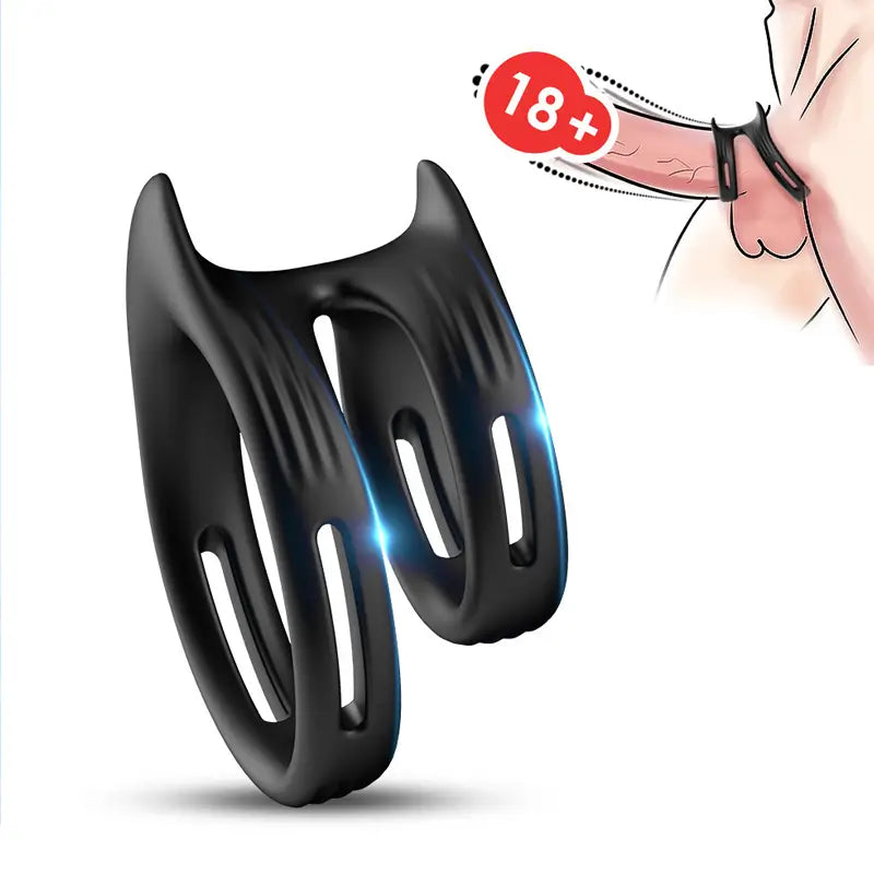 Flexible_Soft_Silicone_Double_Ring_Penis_Ring