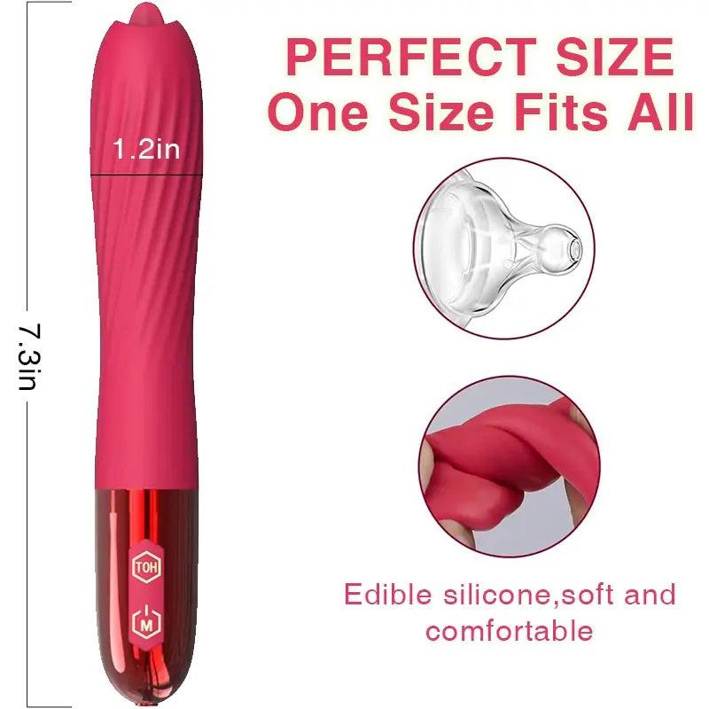 Licking Vibrating Tongue G-Spot Vibrator