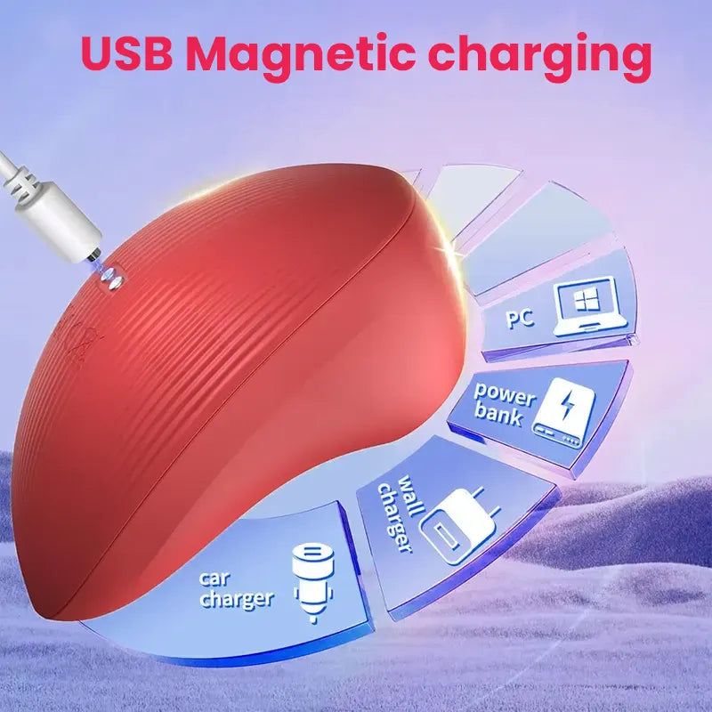 Small yet powerful clitoral suction cup vibrator