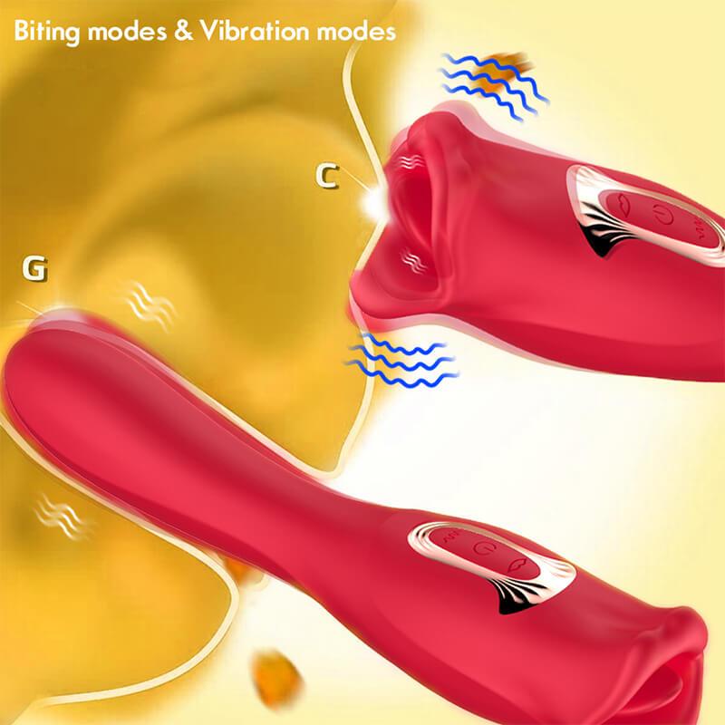 rose toy clit sucker red
