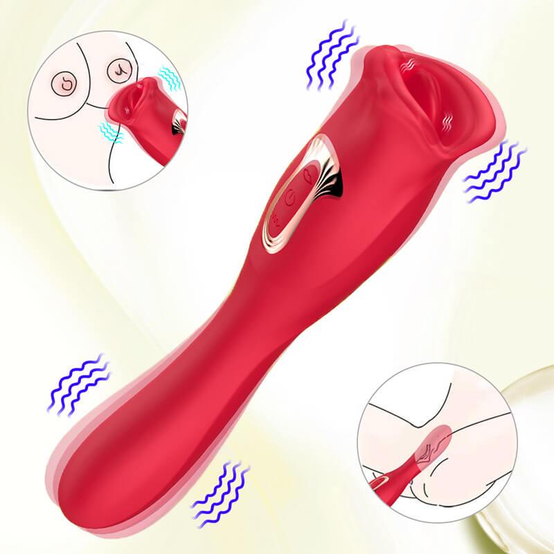 rose toy clit sucker red