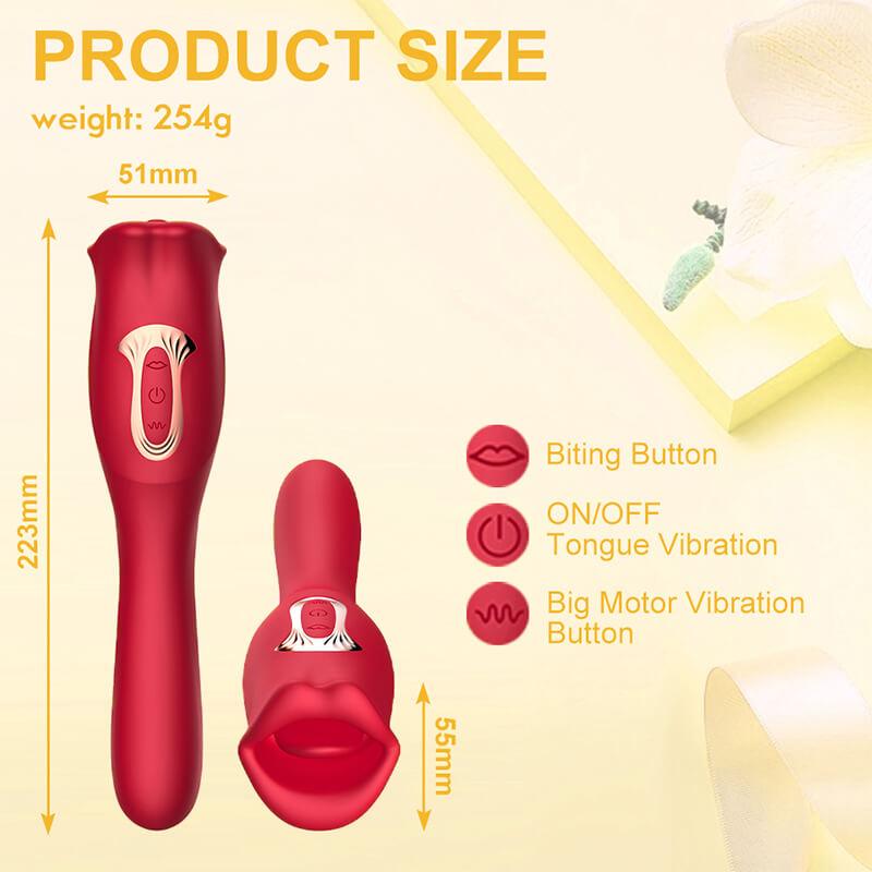 rose toy clit sucker red