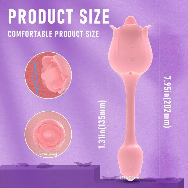 Rose Tongue Vibrator Pleasure