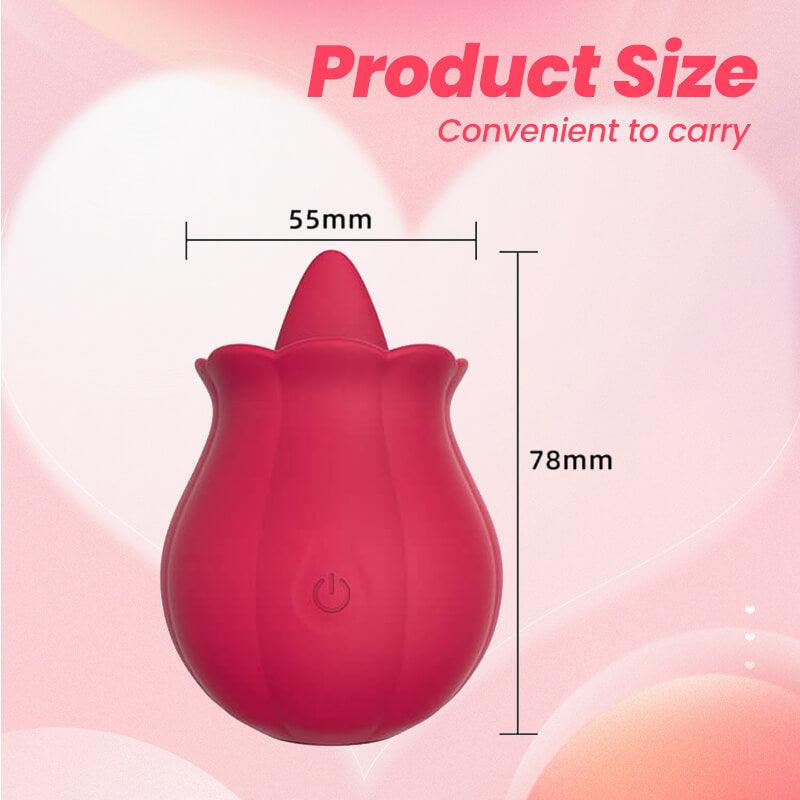 rose toy clit sucker vibrator red