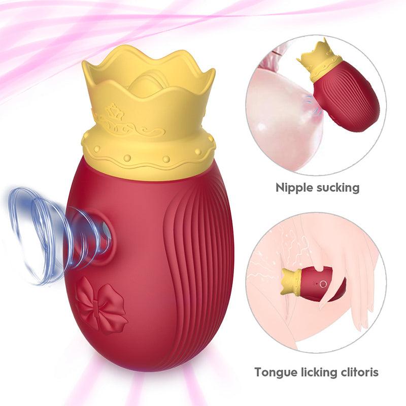 rose toy clit sucker vibrator red
