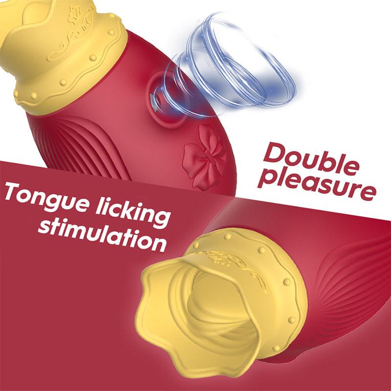 rose toy clit sucker vibrator red