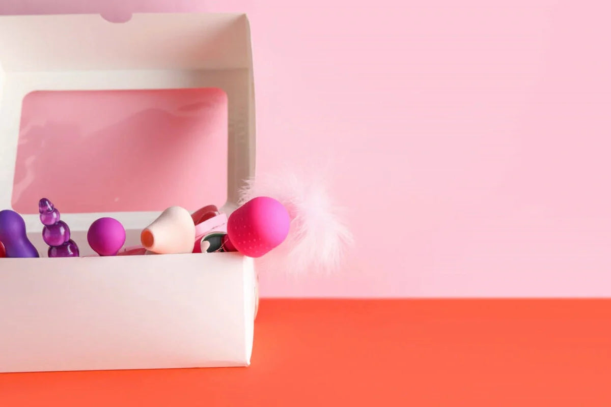 Various vibrators in a box