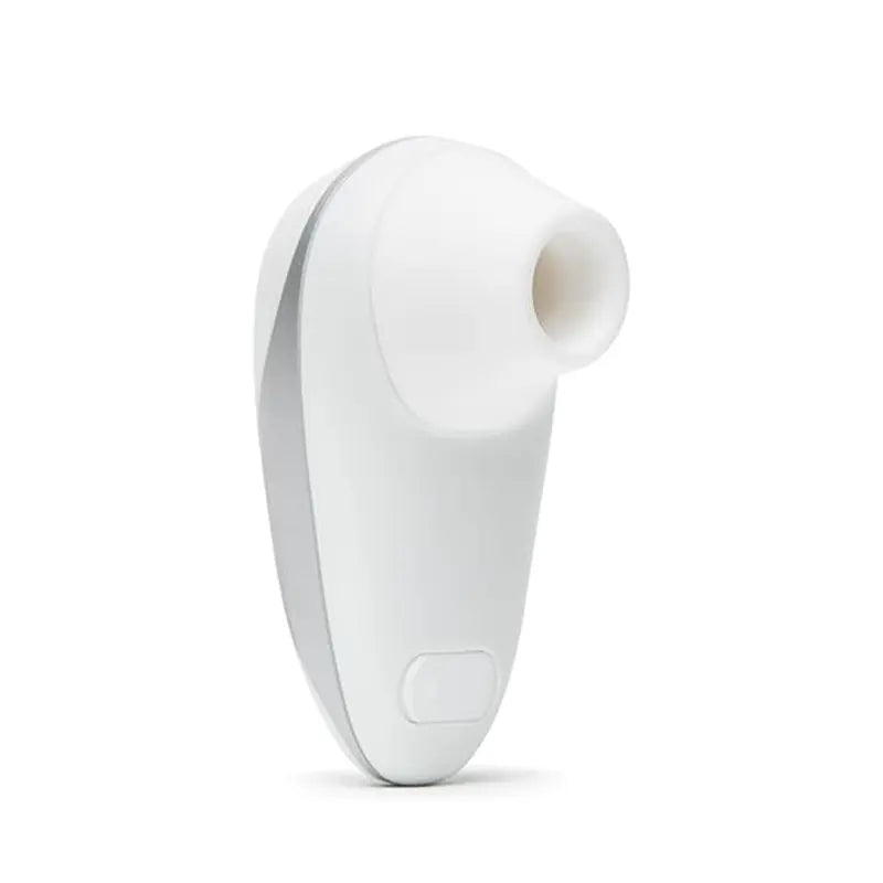 White clitoral suction cup, female vibrator toy