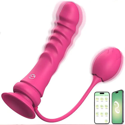 Vibrator Dildo for Women with App Control &amp; 9 Modes Fun