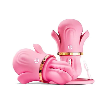 10 Vibrations Nipple Clamps Vibrator with Suction Cup