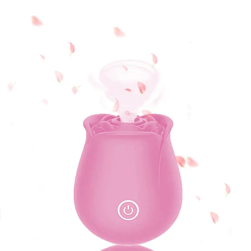 Pink Rose Toy with 10 Suction Modes
