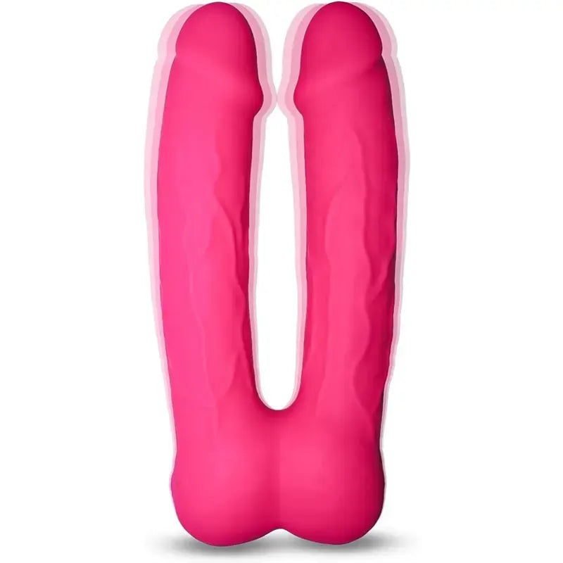 APP Controlled Double Vibrating Dildo for Vaginal &amp; Anal Stimulation