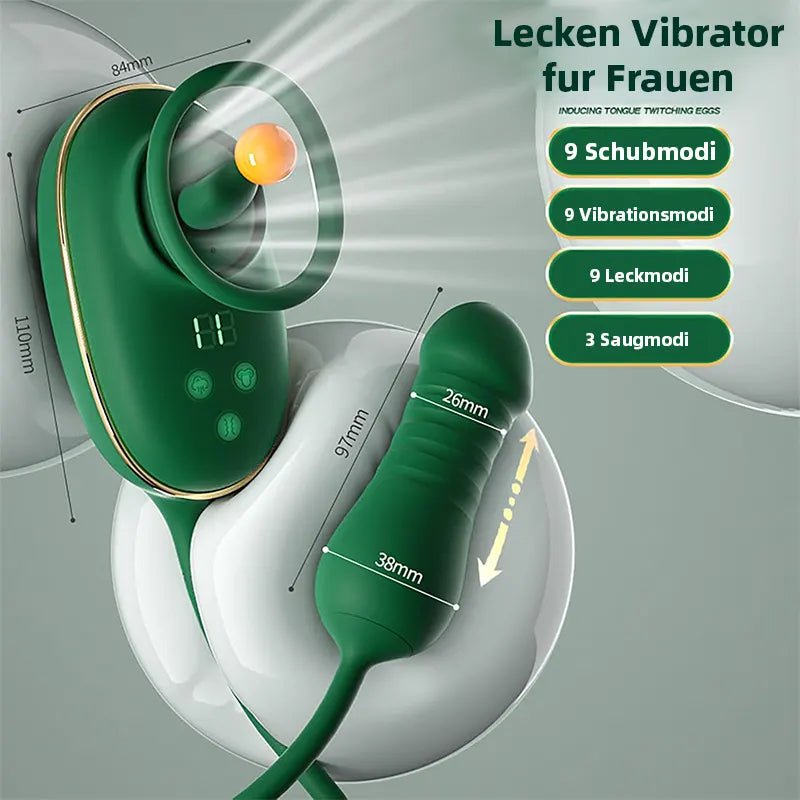 Suction cup vibrator with powerful vibrating egg
