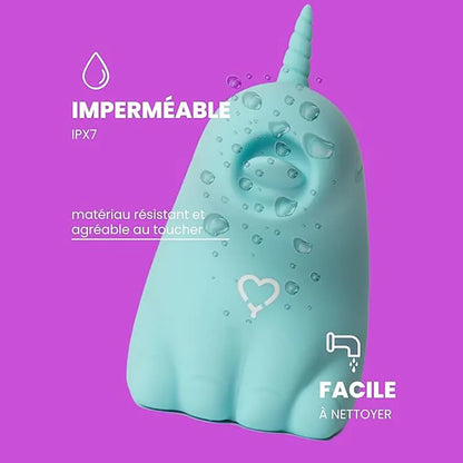 Mini vibrator, cute unicorn sucking vibrator