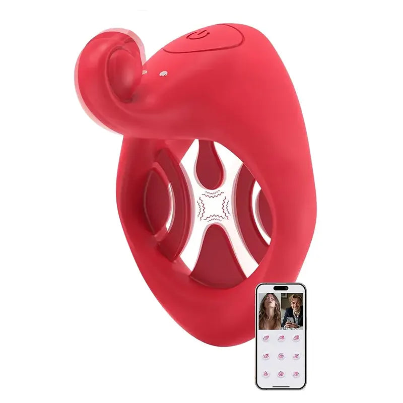 Vibrating Cock Ring Penis Ring with APP Remote Control